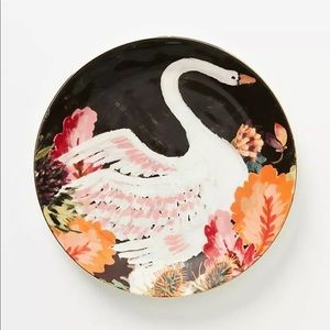 Anthropologie Henrietta swan plate 8.25 inch new